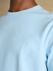 Joules Rugby Club Light Blue Crew Neck Cotton TShirt - Image 3 of 11