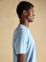 Joules Rugby Club Light Blue Crew Neck Cotton TShirt - Image 6 of 11