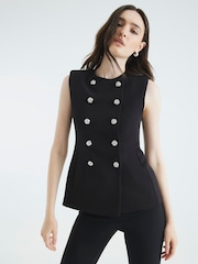 Colete Militar River Island - Imagem 1 de 4