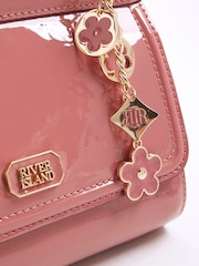 River Island Pink Metal Handle Mini Tote Bag - Image 4 of 6