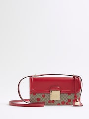 River Island Red Satchel Cross-Body Bag - Image 1 of 5
