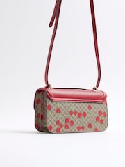 River Island Red Satchel Cross-Body Bag - Image 2 of 5