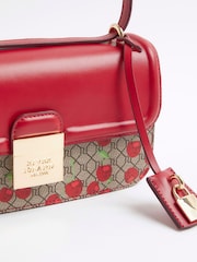 River Island Red Satchel Cross-Body Bag - Image 3 of 5