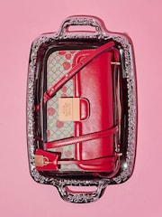 River Island Red Satchel Cross-Body Bag - Image 4 of 5