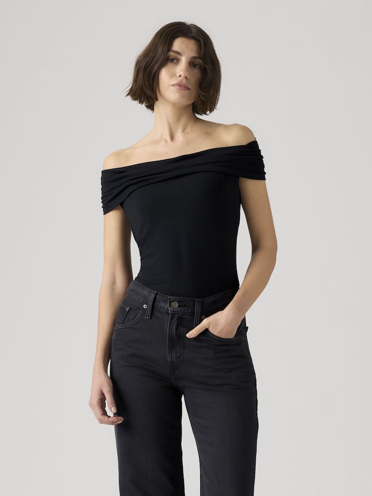 Levi's® Anthracite Night Tori Twisted Clean Knit Top - Image 1 of 5