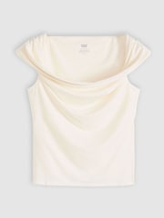 Levi's® Cream Tori Twisted Clean Knit Top - Image 4 of 5
