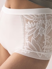 Weiß - Spitzen- und Mikrofaser-Knickers 2 Pack - Bild 4 von 7