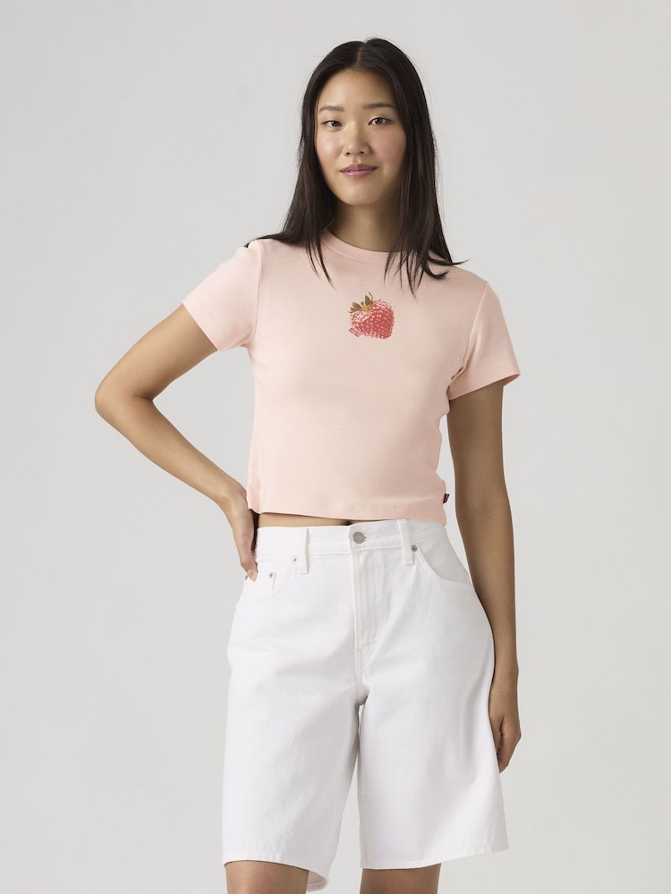 Levi's® Heart Strawberry Essential Sporty Baby T-Shirt - Image 1 of 5