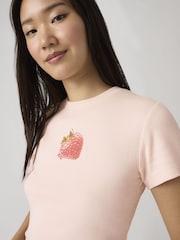 Levi's® Heart Strawberry Essential Sporty Baby T-Shirt - Image 3 of 5