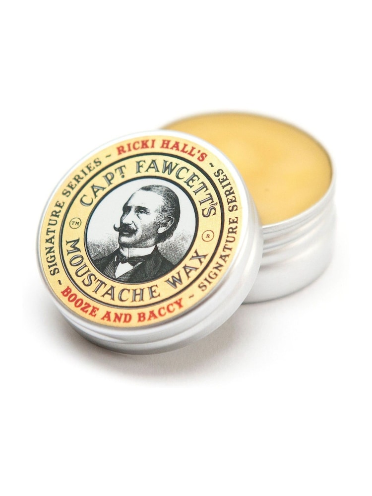 Captain Fawcett Ricki Halls Booze Baccy Moustache Wax - Image 1 of 2