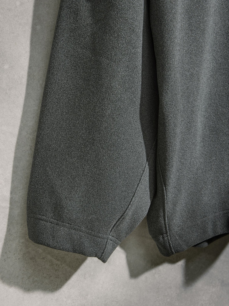 Grey N. Premium Brushed Wide Sweatshirt - Image 10 of 10 Grey N. Premium Brushed Wide Sweatshirt - Image 10 of 10