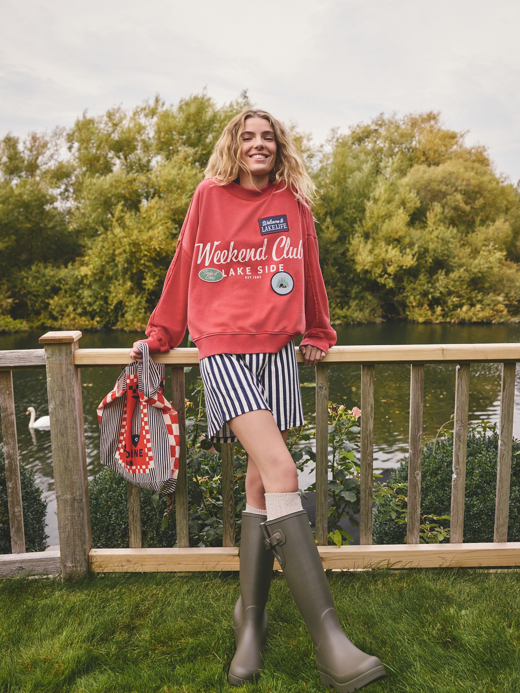 Buy Red Graphic Sweatshirt from Next USA
