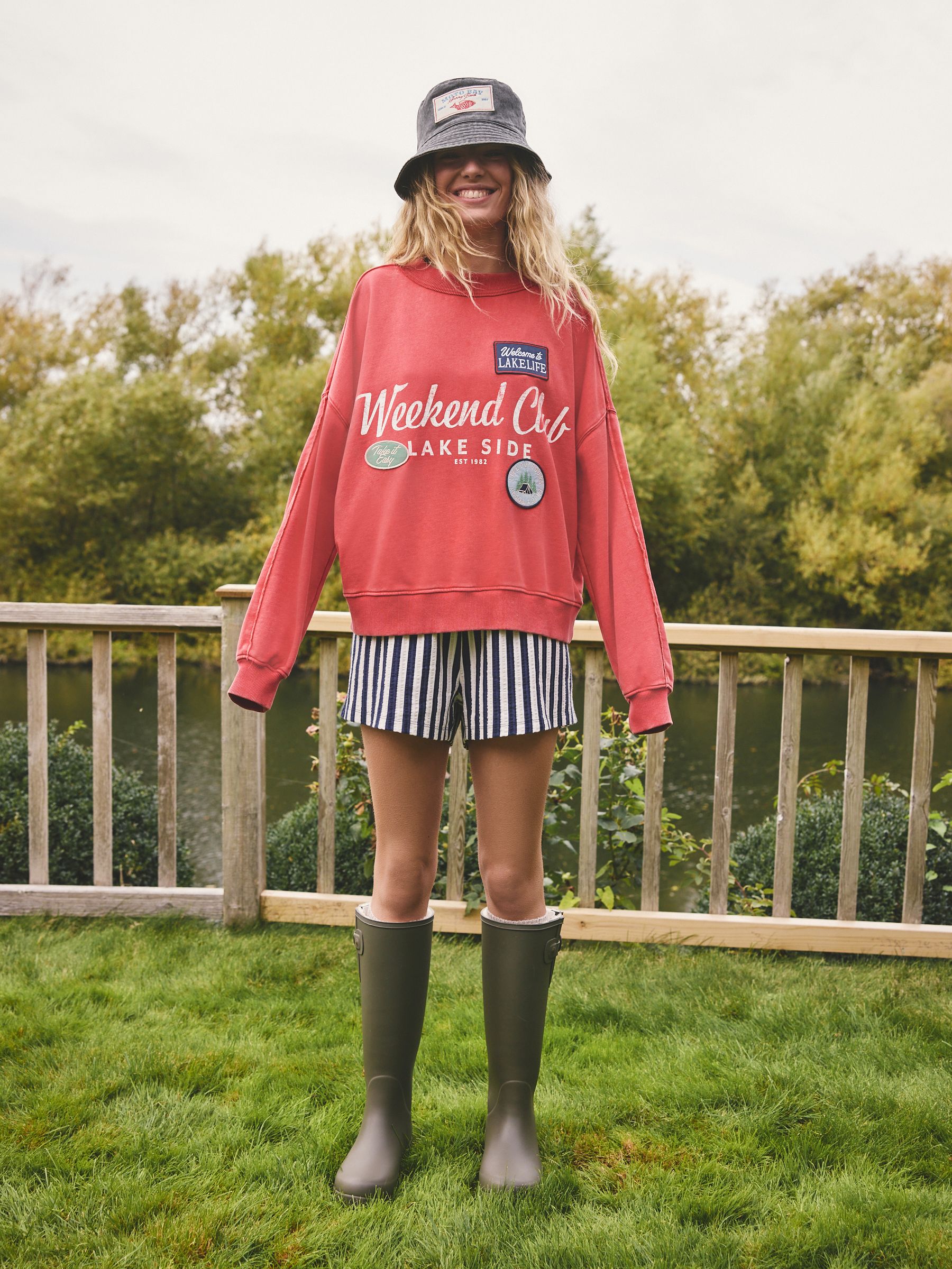 Buy Red Graphic Sweatshirt from Next USA