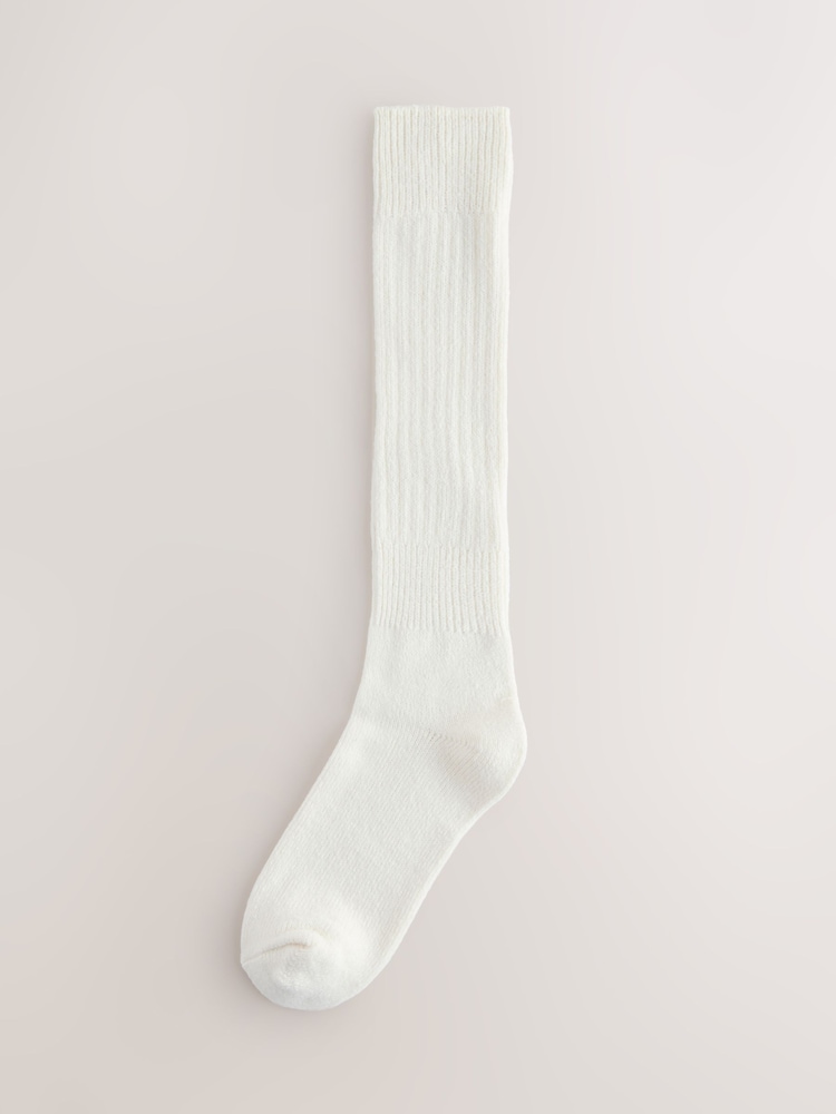 Creme - Longline Slouchy Socks 1 Pack - Bild 1 von 4