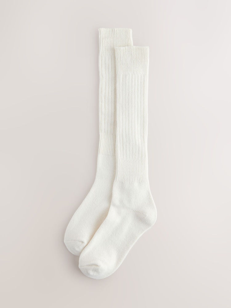 Creme - Longline Slouchy Socks 1 Pack - Bild 2 von 4