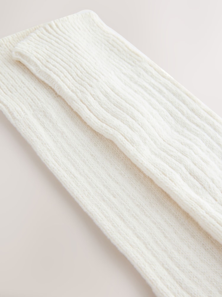 Cream Longline Slouchy Socks 1 Pack - Image 5 of 5