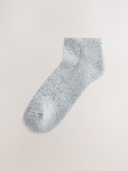 Black/White Neppy Cushion Sole Socks 4 Pack - Image 5 of 7