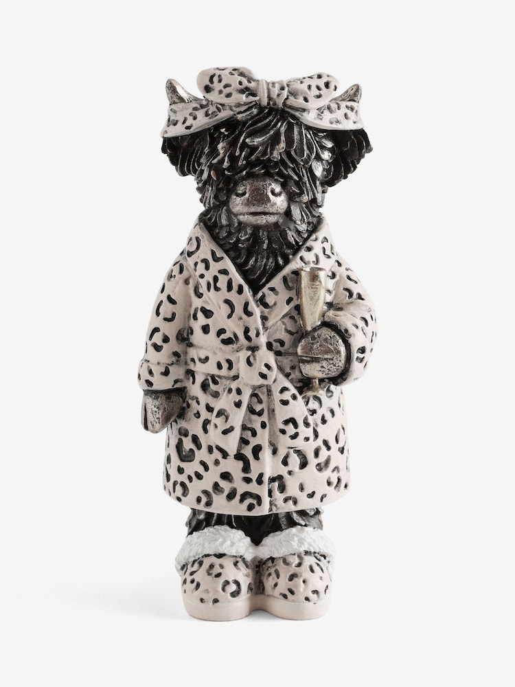 Bronze Hamish Leopard Print Bathroom Ornament - Image 1 of 1 Bronze Hamish Leopard Print Bathroom Ornament - Image 1 of 1