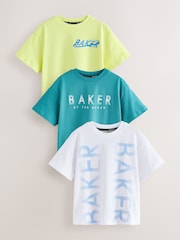 Baker by Ted Baker 3 Pack T-Shirts - Image 1 of 9