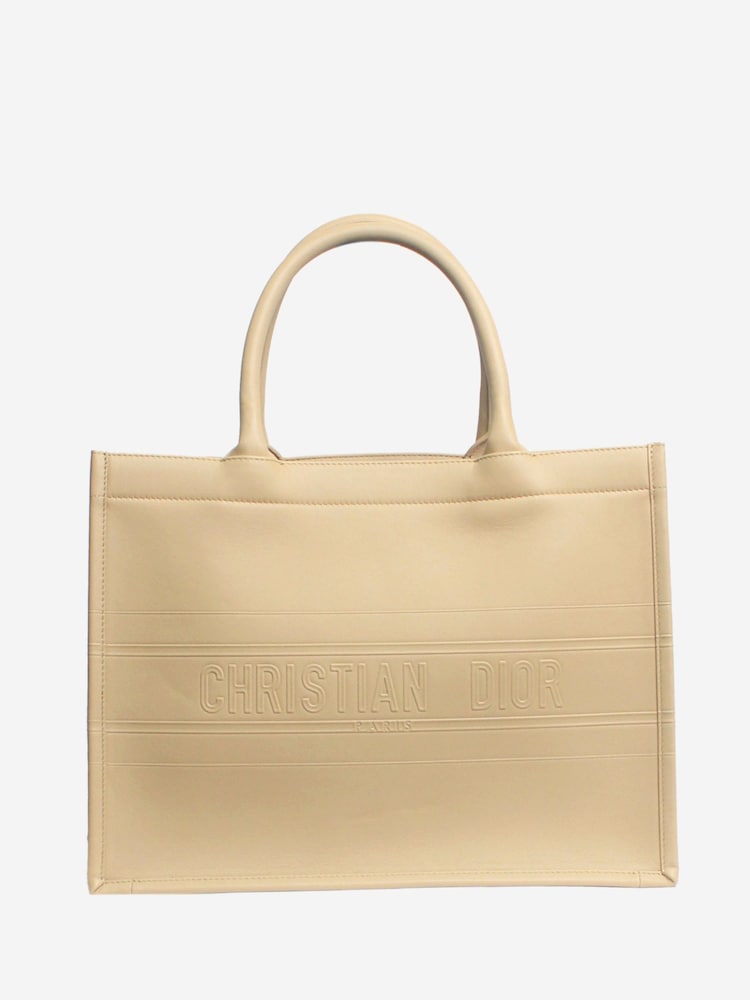Sign of the Times Natural Leather Book Tote - Image 1 of 7