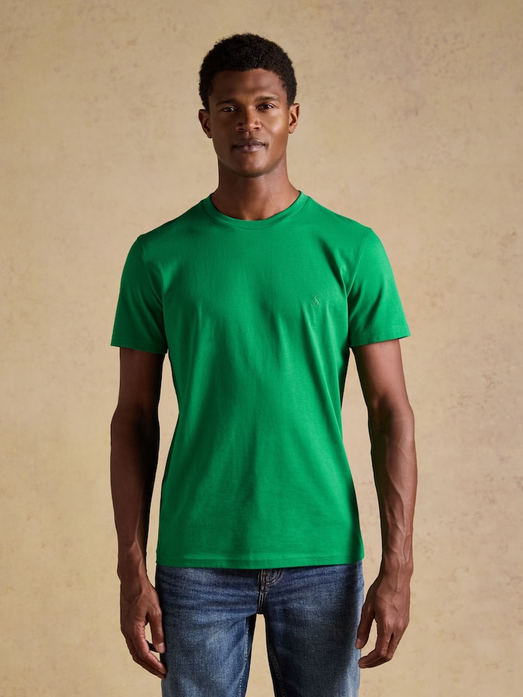 Joules Green Classic Fit Cotton TShirt - Image 1 of 7