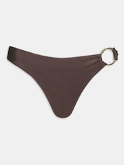 TALA Brown Side Ring Bikini Bottoms - Image 3 of 3