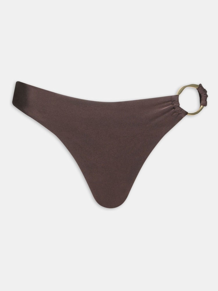 TALA Brown Side Ring Bikini Bottoms - Image 3 of 3
