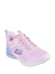 Skechers Pink Microspec Max Colour Trifecta Trainers - Image 2 of 2