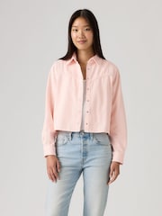 Levi's Dusty Crystal Pink Logan Tencel Shirt - Image 1 of 4