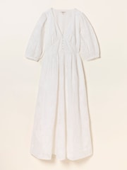 FatFace Broderie Midi Dress - Bild 6 von 7