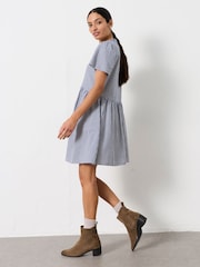 FatFace Ivory Petite Immy Gingham Dress - Image 2 of 7