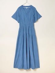 أزرق - فستان متوسط الطول من Fatface - Image 6 of 7