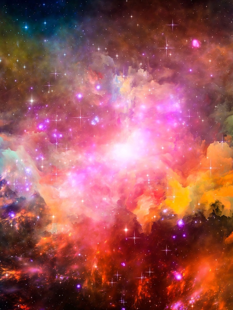 Origin Murals Multi Galaxy Stars Matte Non Woven A3 Mural Sample - Image 1 of 2 Origin Murals Multi Galaxy Stars Matte Non Woven A3 Mural Sample - Image 1 of 2