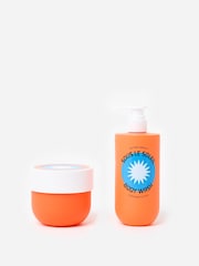 Oliver Bonas Clear Sous Le Soleil Body Care Duo & Wash Bag Set - Image 1 of 4