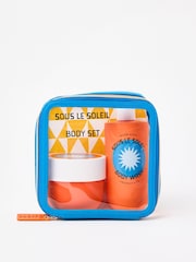 Oliver Bonas Clear Sous Le Soleil Body Care Duo & Wash Bag Set - Image 2 of 4