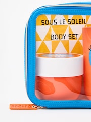 Oliver Bonas Clear Sous Le Soleil Body Care Duo & Wash Bag Set - Image 4 of 4