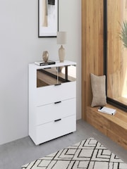 Rauch Alpine White Bayla 5 Drawer Chest - Image 1 of 4