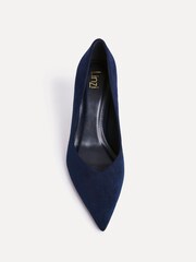 Linzi Blue Classic V-Cut Vamp Court Shoes - Image 4 of 5