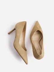 Linzi Light Cream Classic V-Cut Vamp Court Shoes - Image 6 of 6