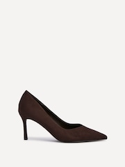 Linzi Brown Classic V-Cut Vamp Court Shoes - Image 2 of 5