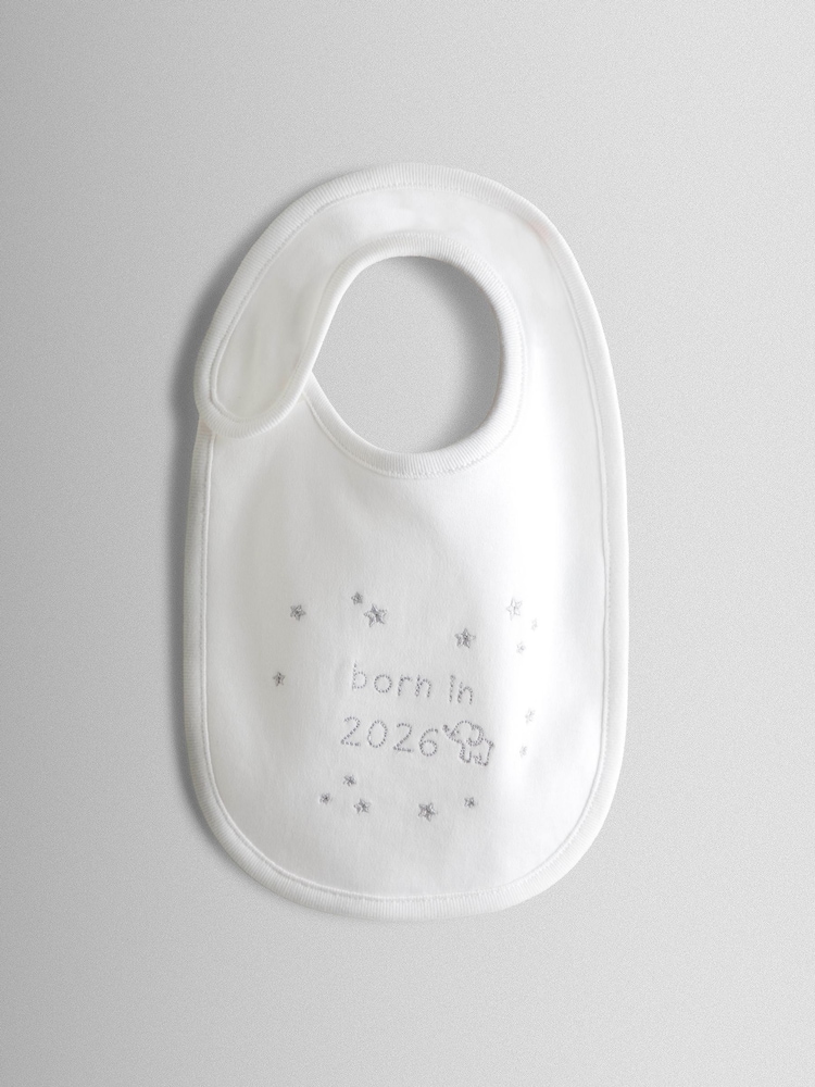 Jojo Maman Bébé White Bib - Image 2 of 4 Jojo Maman Bébé White Bib - Image 2 of 4