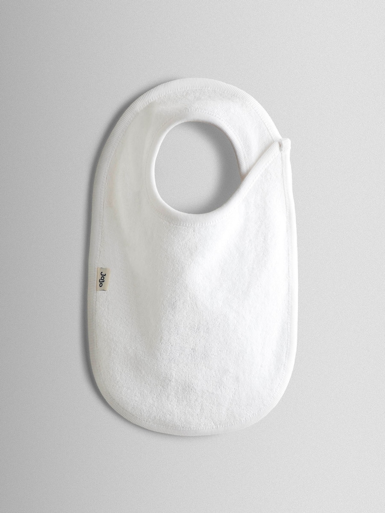 Jojo Maman Bébé White Bib - Image 4 of 4 Jojo Maman Bébé White Bib - Image 4 of 4