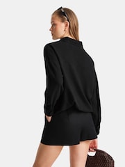 TALA Black The Essential Linen Shirt - Image 2 of 3