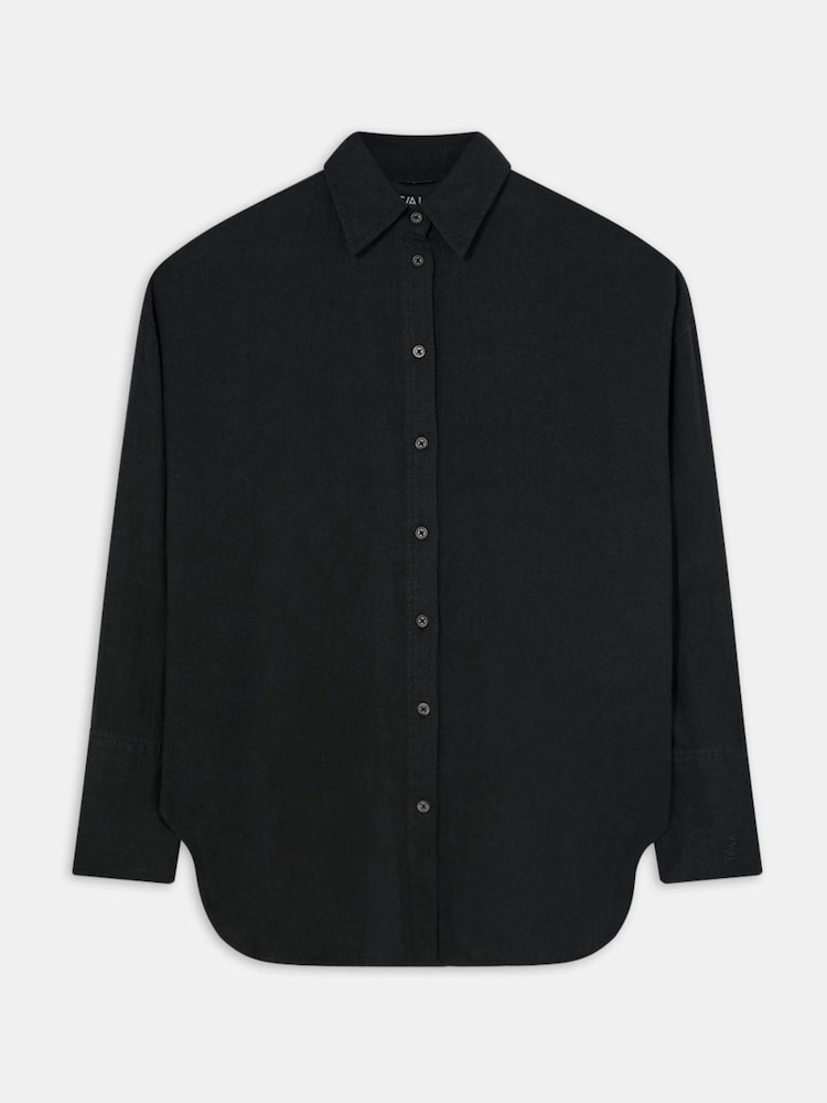 TALA Black The Essential Linen Shirt - Image 3 of 3
