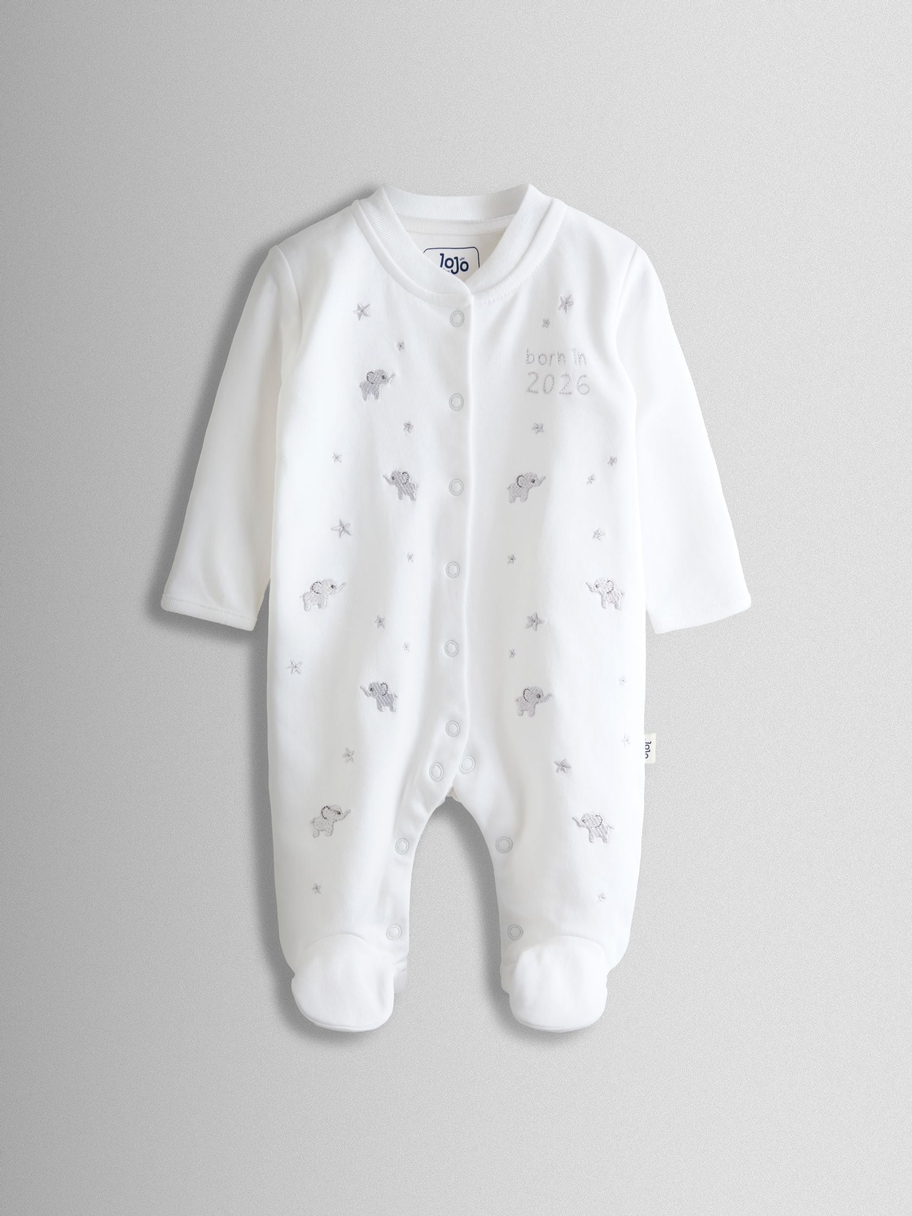 3児maman Next：日本 Jojo Maman Bébé Born In 2026 刺繍入り スリープウェア