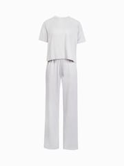 LOVALL Grey Soft Touch Wide Leg Tall Loungewear Sets - Image 5 of 5