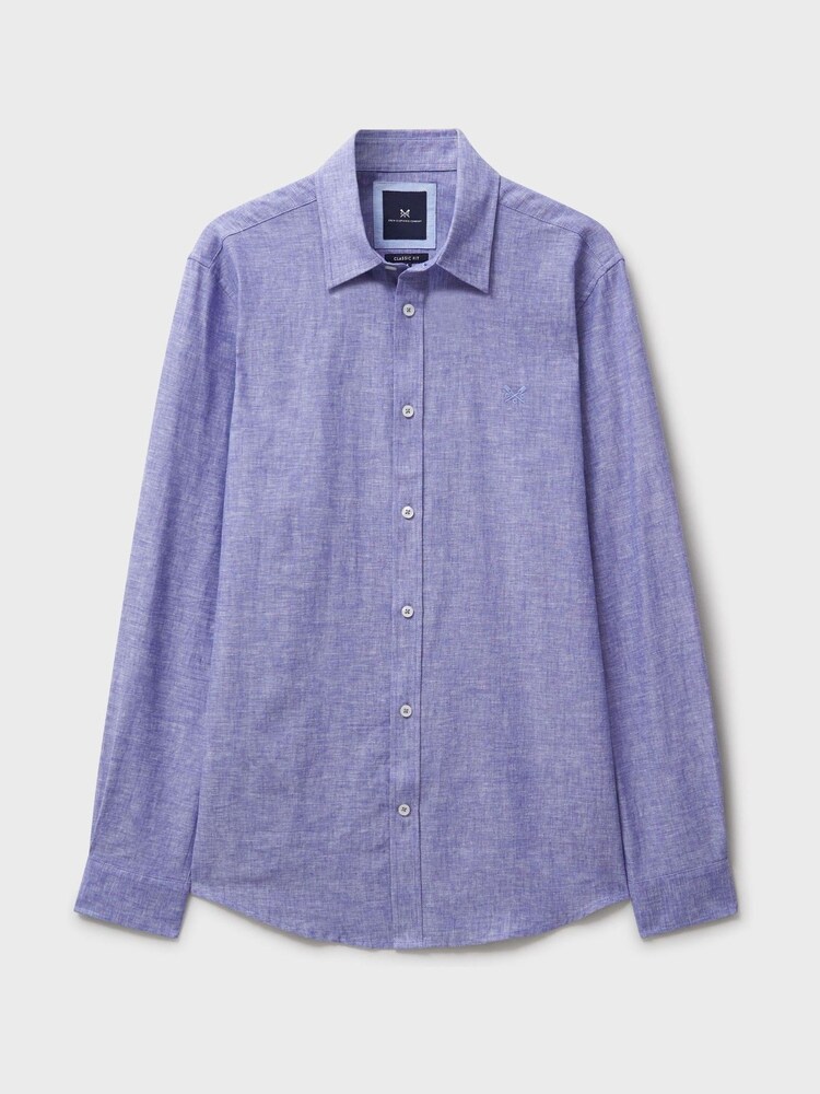 Camisas deCrew Clothing de manga comprida Linen - Imagem 5 de 5