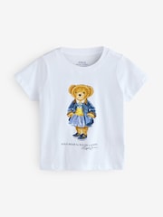 Polo Ralph Lauren Logo Bear Graphic Print Short Sleeve & Woven Short Pyjamas Set 2 Piece - Bild 2 von 7