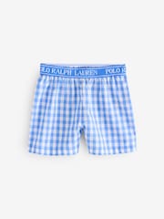Polo Ralph Lauren Logo Bear Graphic Print Short Sleeve & Woven Short Pyjamas Set 2 Piece - Bild 3 von 7
