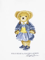 Polo Ralph Lauren Logo Bear Graphic Print Short Sleeve & Woven Short Pyjamas Set 2 Piece - Bild 4 von 7